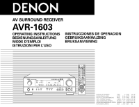 Denon AVR-1603-Owners-Manual 
